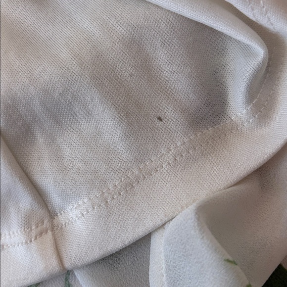 A. Cailin by Flying Tomato beautiful floral print w/ruffle bottom,blue/yellow, L - Picture 8 of 9